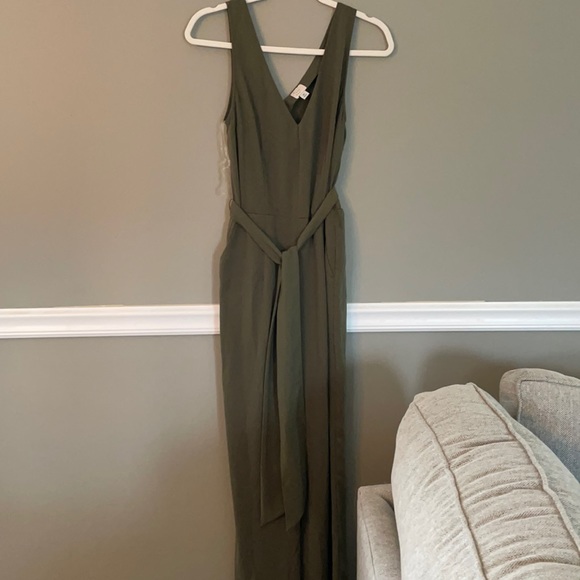 A New Day Olive Jumpsuit - Picture 1 of 5